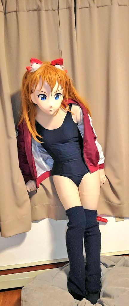 Blade_Kig's tweet image. Who says catgirls can&apos;t swim?
#kigurumi #Asuka #Langley #Evangelion #着ぐるみ #kig #kigurumicosplay