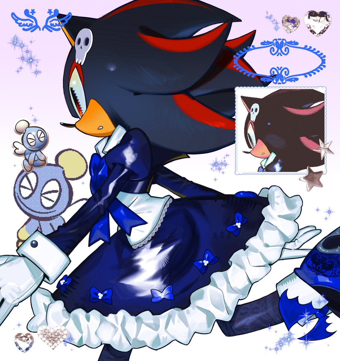 💙🪽
#SonicTheHedgehog #ShadowTheHedgehog