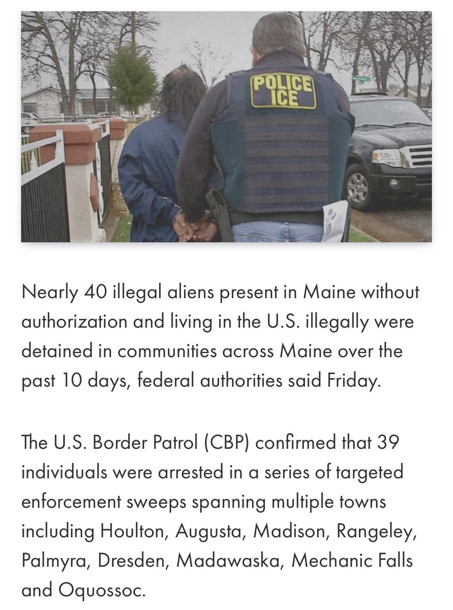 In a remarkable turn of events, the baby boomer TDS protesters in wealthy Maine towns have not been able to stop ICE from deporting illegal alien criminals in Maine.