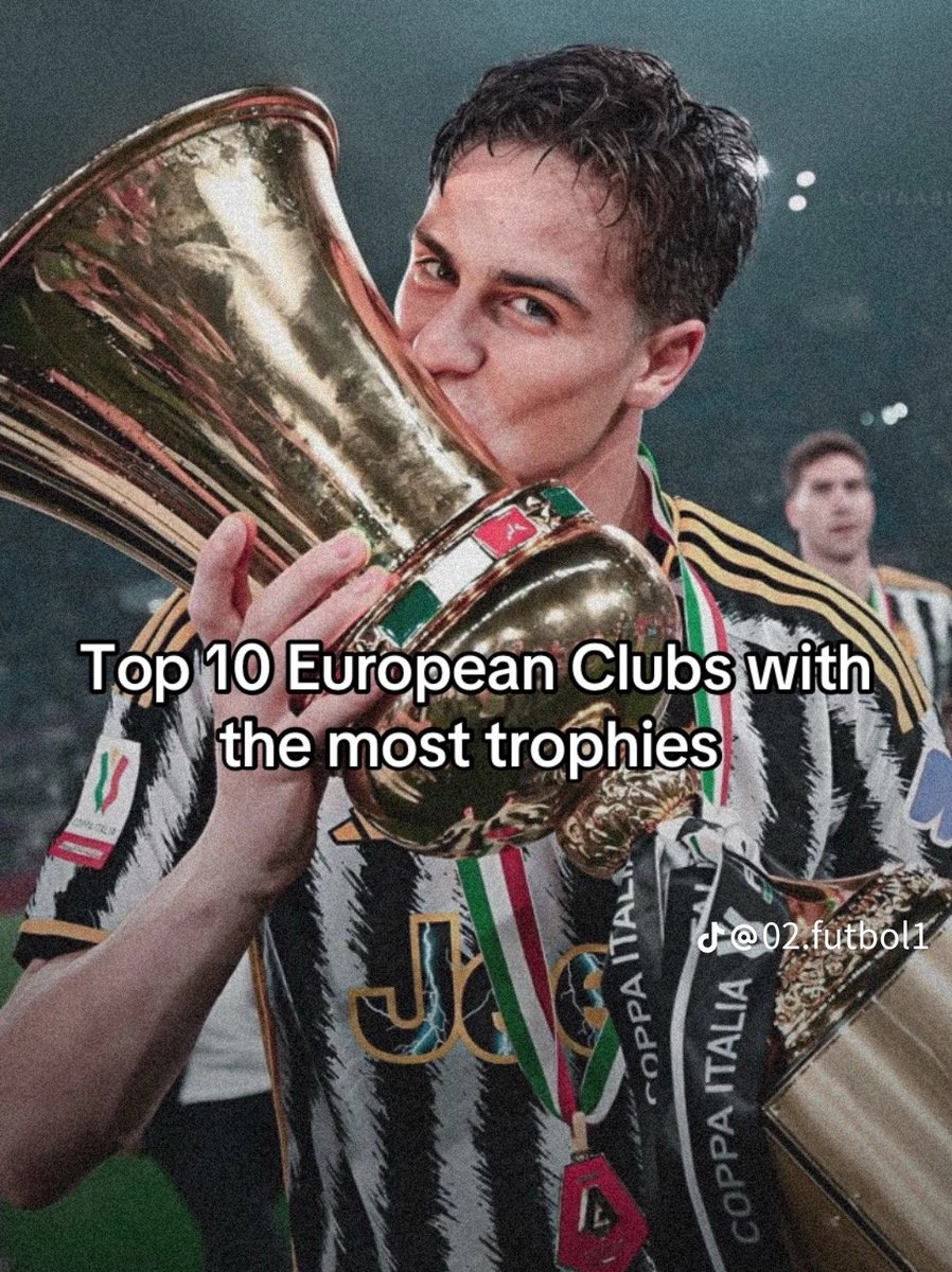 The top 10 European Clubs with the most trophies 🏆 

A Thread 🧵