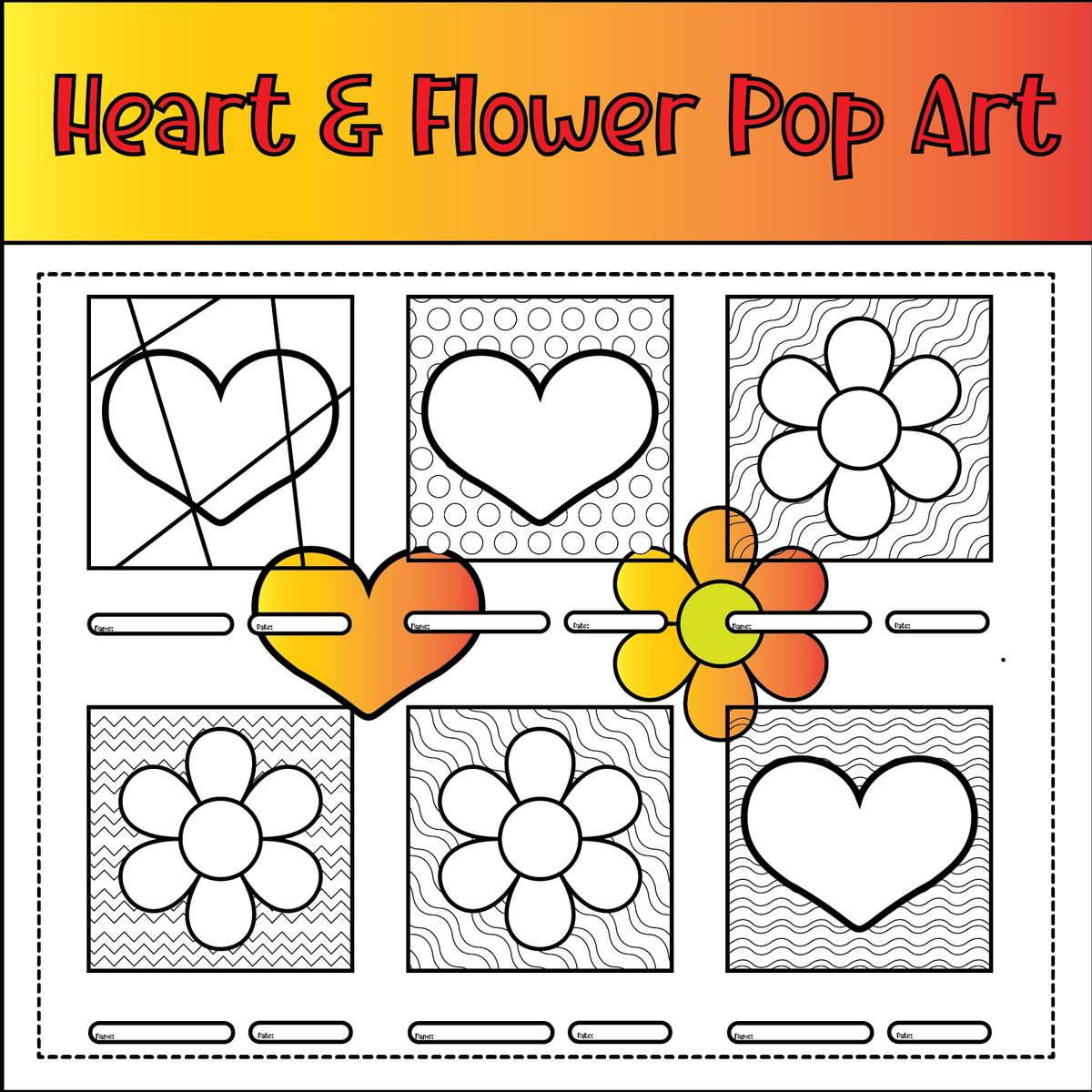 WeLoVeBaByCloth's tweet photo. Mother’s Day Heart &amp; Flower Pop Art https://t.co/0iokD7t2BD https://t.co/telwypyRr3