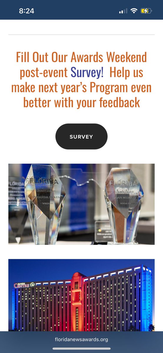 Fill out our survey! tinyurl.com/52u3k3py