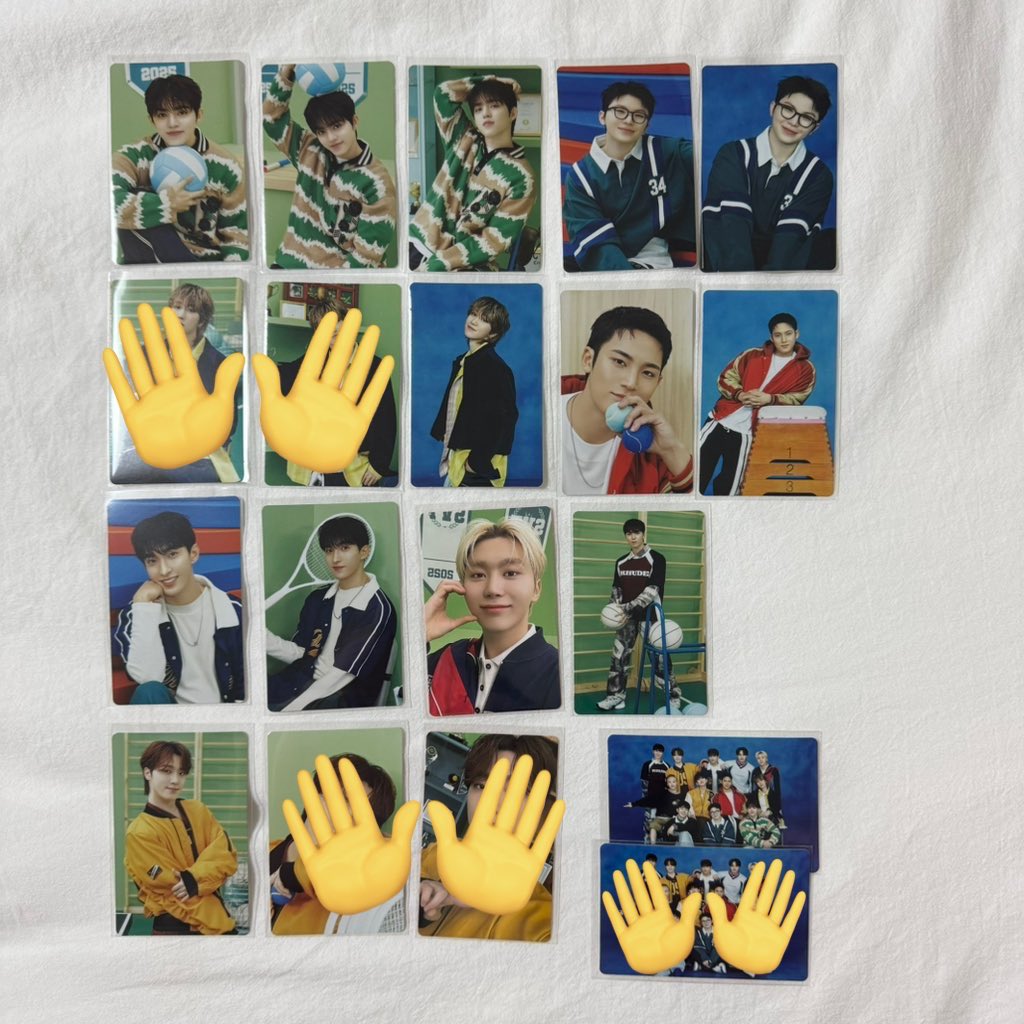 hhh_a0608's tweet photo. SEVENTEEN FAN MEETING 2025 CARAT LAND セブチ ケレン トレカ　交換

譲：エスクプス スンチョル ウジ ミンハオ ミンギュ ドギョム スングァン バーノン ディノ
求：ウォヌ＞ホシ

郵送交換📮
💖含む交換優先 75の団体トレカも求めています
お気軽にお声がけください🙇‍♀️ https://t.co/FCrCMdOj90