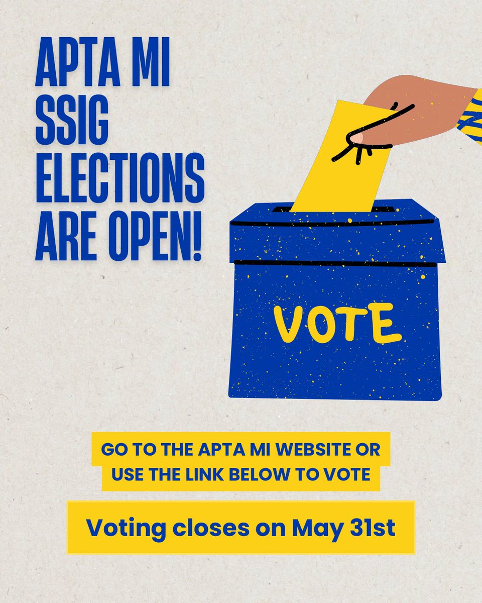 APTA Michigan Student Special Interest Group tweet media