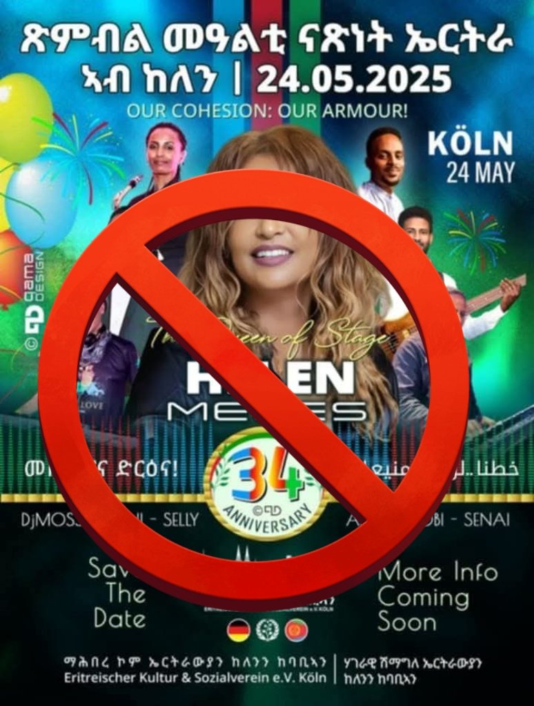 𝐃𝐞𝐯𝐢𝐝 (@devid91028) on Twitter photo The Eritrean regime organize events like festivals to intimidate & control Eritrean refugees in abroad,pushing propaganda & silencing critics.Refugees face pressure to attend or get harassed, which keeps them scared.
#BlueRevolution #TransnationalRepression
<a href="/zeitonline/">ZEIT ONLINE</a> <a href="/SZ/">Süddeutsche Zeitung</a> <a href="/BILD/">BILD</a> The Eritrean regime organize events like festivals to intimidate & control Eritrean refugees in abroad,pushing propaganda & silencing critics.Refugees face pressure to attend or get harassed, which keeps them scared.
#BlueRevolution #TransnationalRepression
<a href="/zeitonline/">ZEIT ONLINE</a> <a href="/SZ/">Süddeutsche Zeitung</a> <a href="/BILD/">BILD</a>