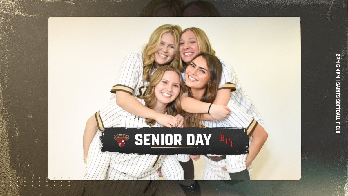 Saints through and through ❤️🤎 

Today, we celebrate four individuals who have changed this program for the better, leaving it better than they found it ✨ 
Come to Saints Softball Field this afternoon to honor them with us! 🥳 

#Team26 #HWGS