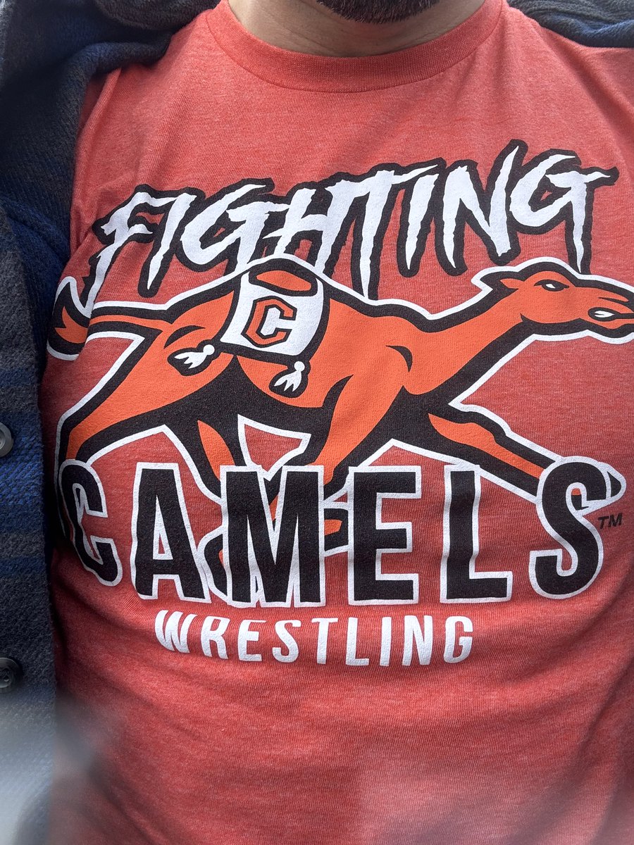 Let’s rep <a href="/GoCamelsWrestle/">Campbell Wrestling</a> and <a href="/TheCoachSentes/">Scott Sentes</a> today!!! #WrestlingShirtaDayInMay