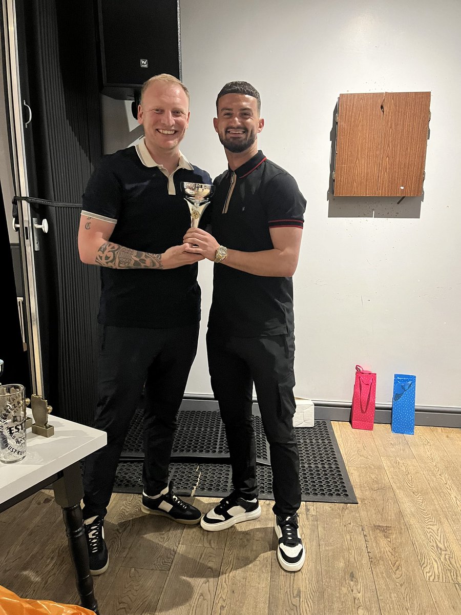 BamberBridge23s's tweet photo. END OF SEASON AWARDS

Managers Player of the Season: Lewis Pilgrim
Young Player of the Season: Carson Greaves
Fans Player of the Season: Lewis Pilgrim
Players Player of the Season: Lewis Pilgrim
Top Goalscorer: Lewis Pilgrim. 40 GOALS! (In all competitions) 

#UpTheBrig https://t.co/liA4J4x8pb