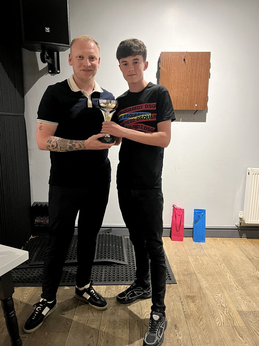 BamberBridge23s's tweet photo. END OF SEASON AWARDS

Managers Player of the Season: Lewis Pilgrim
Young Player of the Season: Carson Greaves
Fans Player of the Season: Lewis Pilgrim
Players Player of the Season: Lewis Pilgrim
Top Goalscorer: Lewis Pilgrim. 40 GOALS! (In all competitions) 

#UpTheBrig https://t.co/liA4J4x8pb