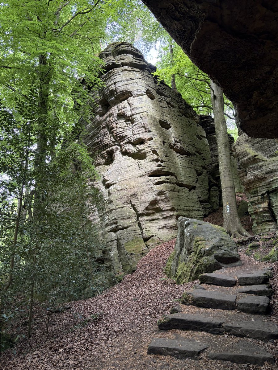 Zo, deze kan ook weer afgevinkt worden. B2 trail #Mullerthal 💪🏻#Luxemburg