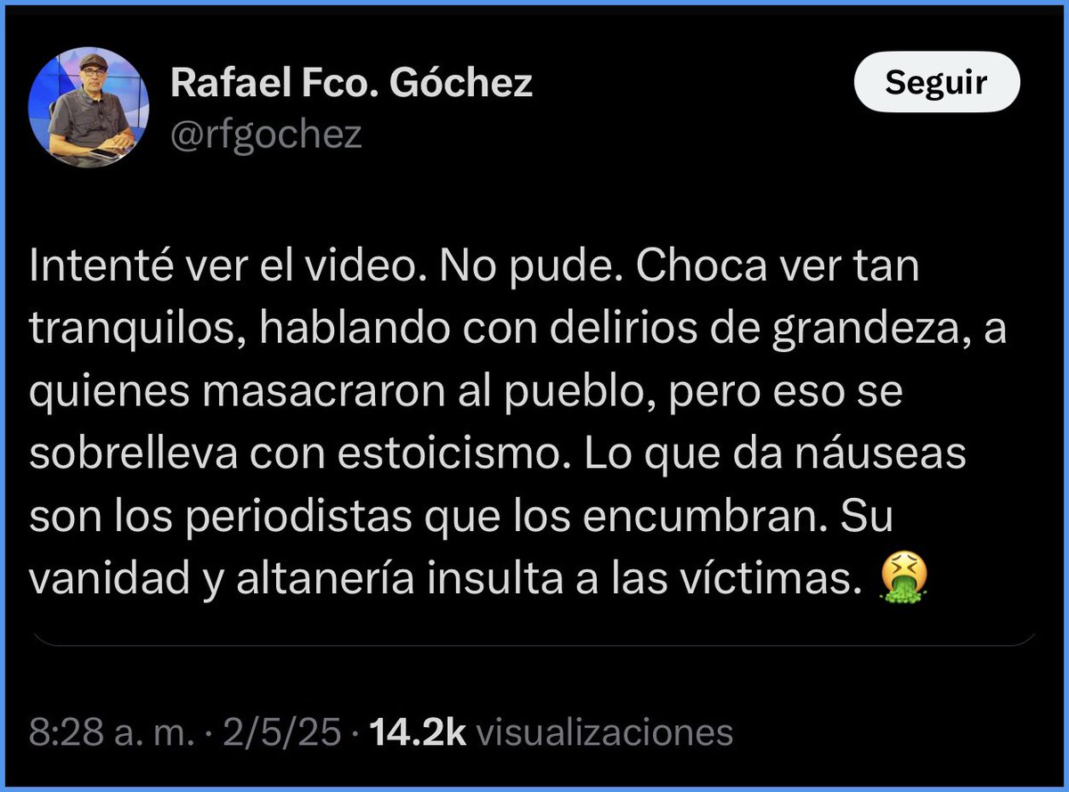 musikeys1's tweet photo. A @rfgochez NO le “choca ni le da náuseas” :
❌ Que un jefe pandillero haya sido liberado por orden del gobierno.
❌ Que el régimen oculte pactos y destruya evidencia judicial.
❌ Que Bukele dio la orden de negociar con la MS13 y 18
❌ Que se haya #mentido durante años con propaganda mientras se pactaba con criminales.
❌ Que se hayan maquillado cifras, ocultado cuerpos y manipulado datos.
❌ Que las víctimas sean utilizadas como escudo político.
❌ Que haya impunidad selectiva para los “MS de confianza”.
❌ QUE MEDIOS Y PERIODISTAS AFINES CALLEN POR CONVENIENCIA.
❌ QUE FUNCIONARIOS ACUSADOS DE CORRUPCIÓN SE MANTENGAN EN EL PODER.