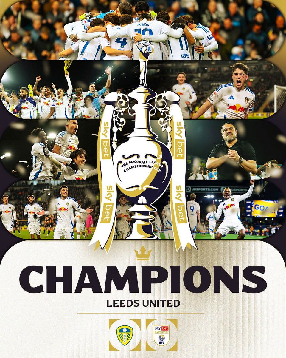 Jaypwright77's tweet image. We are the Champions, what a roller coaster of a season but in the 92nd minute of the last game of the season Leeds go up to the Premier League as Fucking CHAMPIONS !!!!! 💛🤍🩵