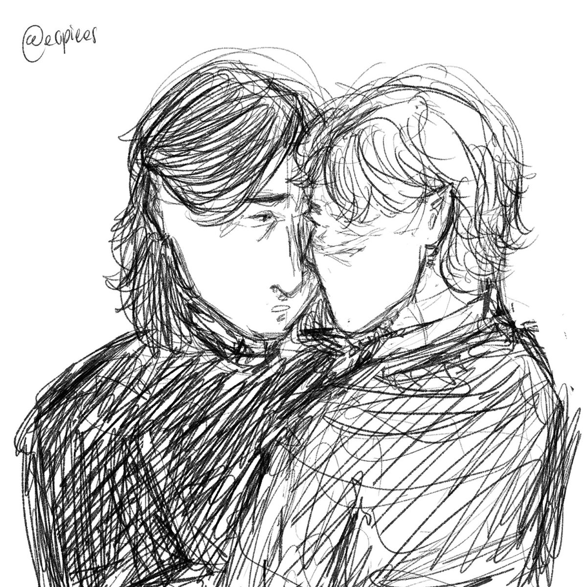 bunnsther's tweet photo. sad gay men #snupin #severussnape #remuslupin #maraudersart #moonprince https://t.co/zGIpEDXQ43