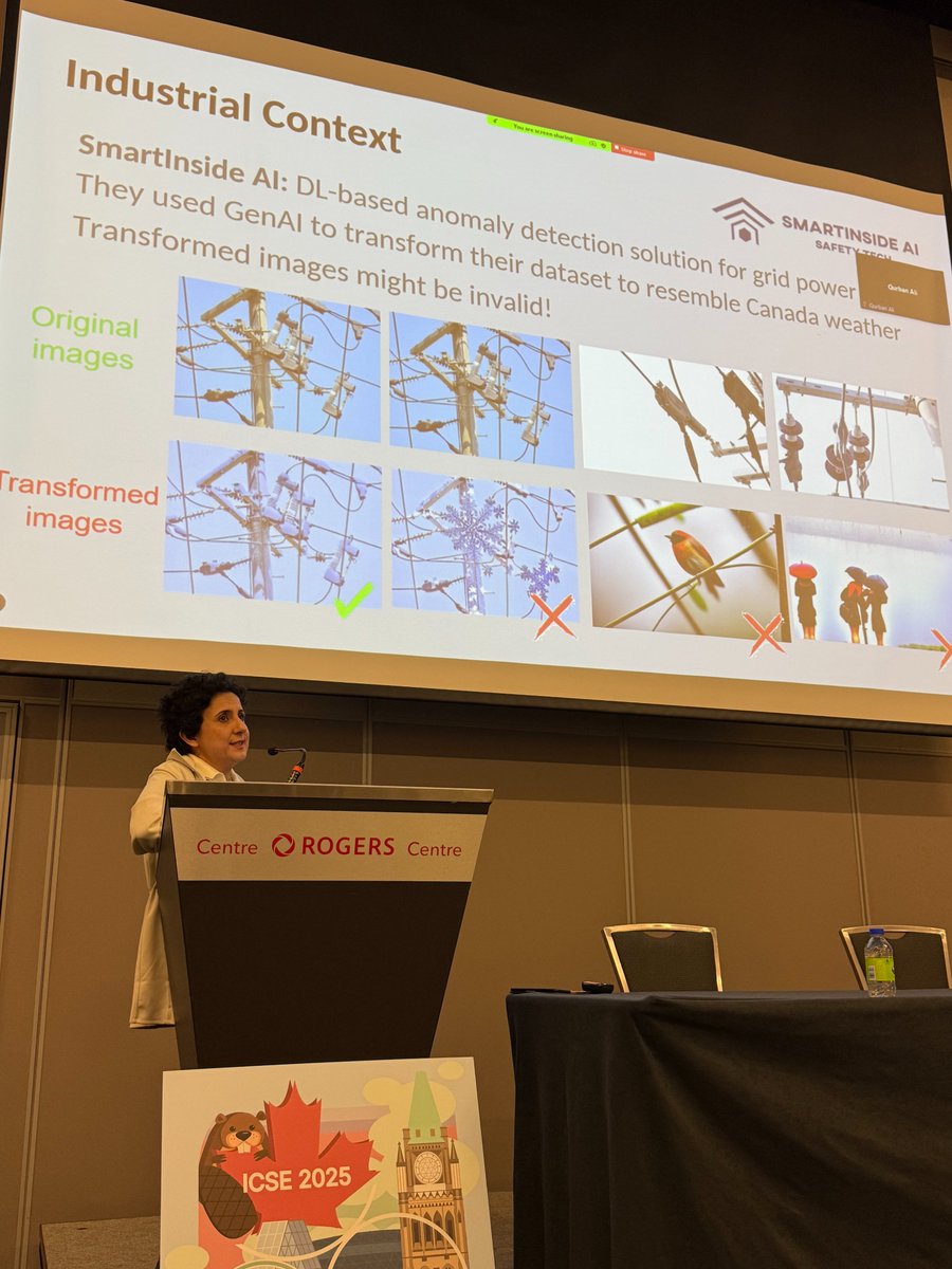 DeepTest 2025 has just kicked off! Join us in Room 213, where Prof. Shiva Nejati is delivering a keynote titled 'Failures or False Alarms? Validating Tests and Failures for Cyber Physical Systems.' #DeepTest2025 <a href="/ICSEconf/">ICSE</a>