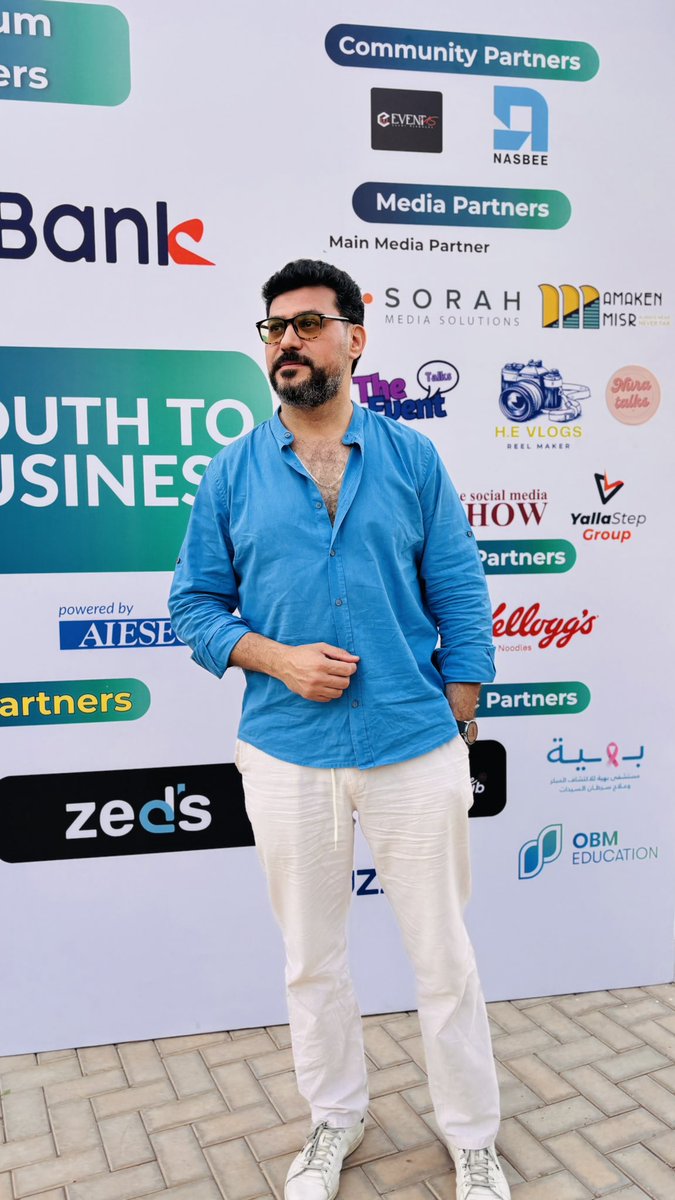 Salah25Jan's tweet photo. I’m thrilled to have a keynote in the Youth to Business Forum, held by AIESEC Egypt, to talk about the public speaking and its importance for the youth in life, universities and business.
#Y2B2025 #YouthToBusiness #Leadership #Innovation #PublicSpeaking https://t.co/8uzP6oqP06