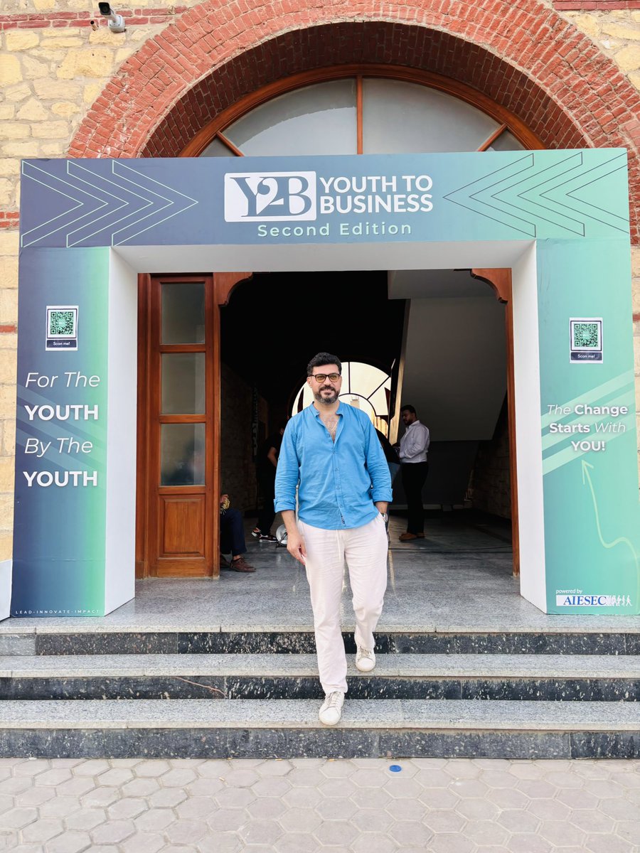 Salah25Jan's tweet photo. I’m thrilled to have a keynote in the Youth to Business Forum, held by AIESEC Egypt, to talk about the public speaking and its importance for the youth in life, universities and business.
#Y2B2025 #YouthToBusiness #Leadership #Innovation #PublicSpeaking https://t.co/8uzP6oqP06