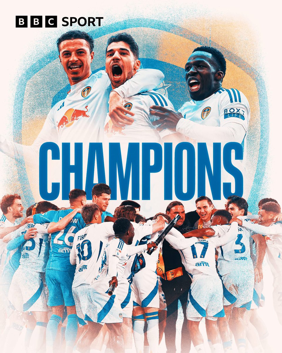 Bones0702's tweet photo. Fucking Champions @lufc https://t.co/fEzvRqLBwm