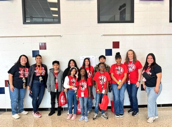 tarapatton's tweet photo. @Hill_AISD Hawks at Day of Design today. Challenges accepted! @AldineISD @whiteconstance1 @1EThompson @AGarcia1135 @SheniceGary @Garciamari2001 @nancymuniz20_ @SADubberke @STARS_902 #AldineImpact https://t.co/wcSXcsrUNh