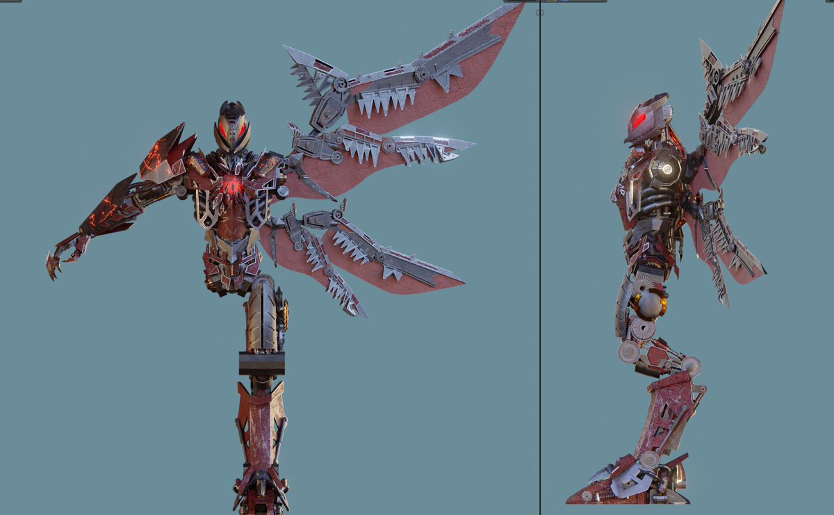 winged Makuta
#Bionicle #b3d