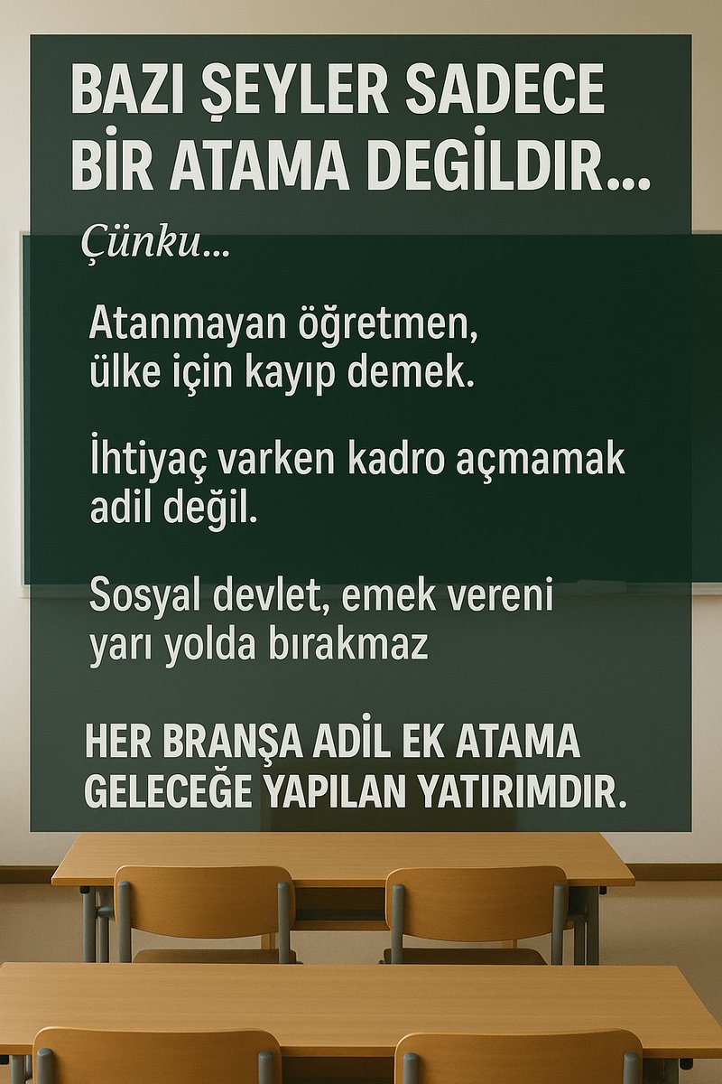 zlem98195165's tweet photo. Sabahlara kadar emek veren öğretmenlerin Atanmaya ihtiyacı var...

 #EkAtama2024KPSS https://t.co/KavG4ZjLAm