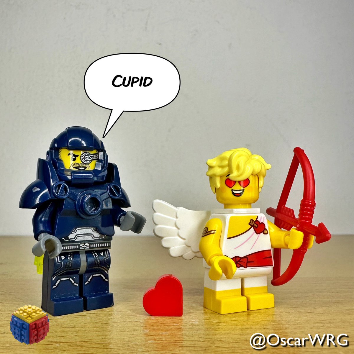 OscarWRG's tweet photo. #LEGO_Galaxy_Patrol #LEGO #cmf #series27 #Cupid @LEGO_Group @DoSAinterntl https://t.co/jjkFtHfu2q
