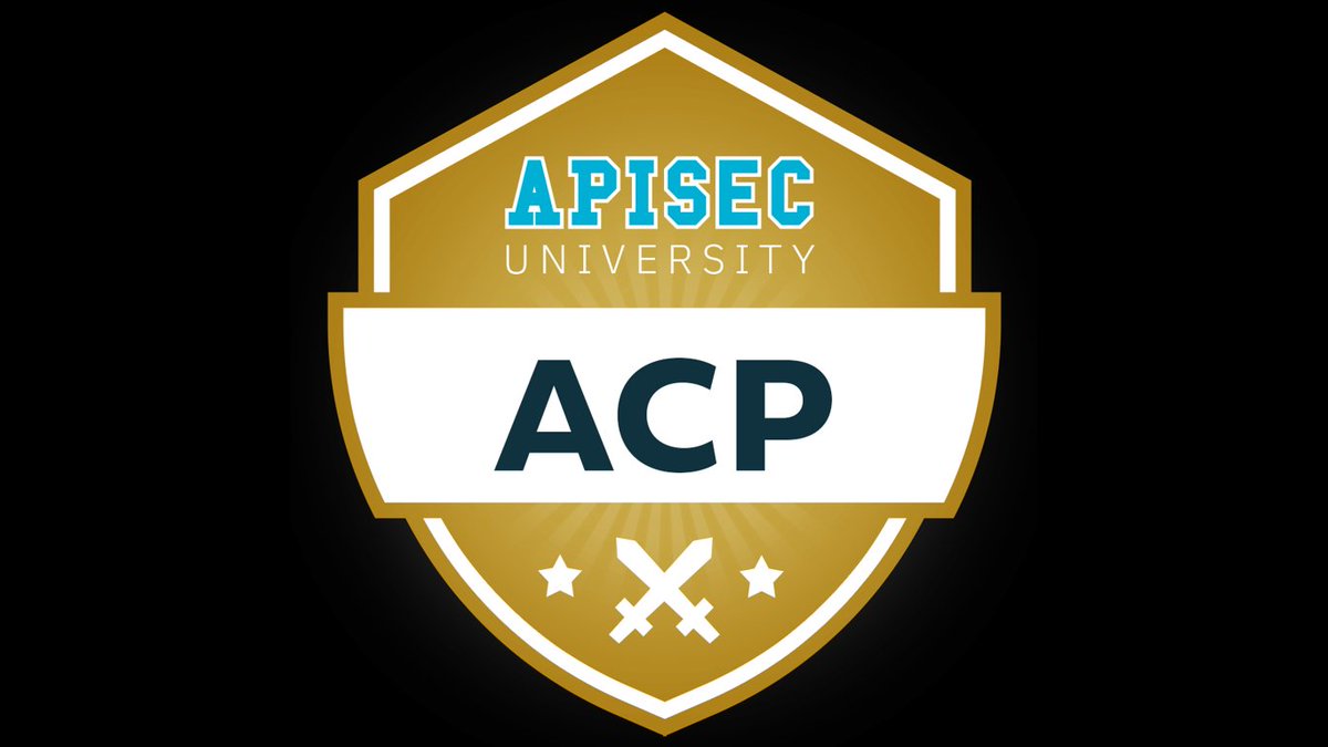 Having Completed the Courses and  met all Statutory Requirements at the APISEC University, I sat for the API Certified Security Practional Exams Today &amp; Aced It.

To my Instructors <a href="/danbarahona/">Dan Barahona</a> <a href="/hAPI_hacker/">hAPI_hacker</a> <a href="/jacobideskog/">jacobideskog</a> Anthony Aragues,  Jason Harmon &amp; <a href="/apisecu/">APIsec University</a> Thank You