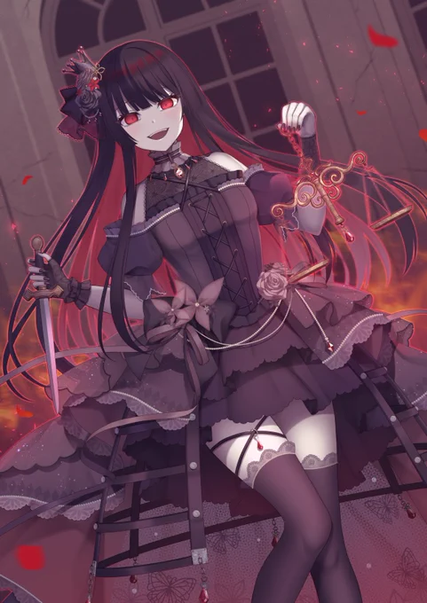 「Judgment」テーマ:美しいドレス/洋館で訪れる最悪/少女と魔法#まのさばイラコン  #まのさば 