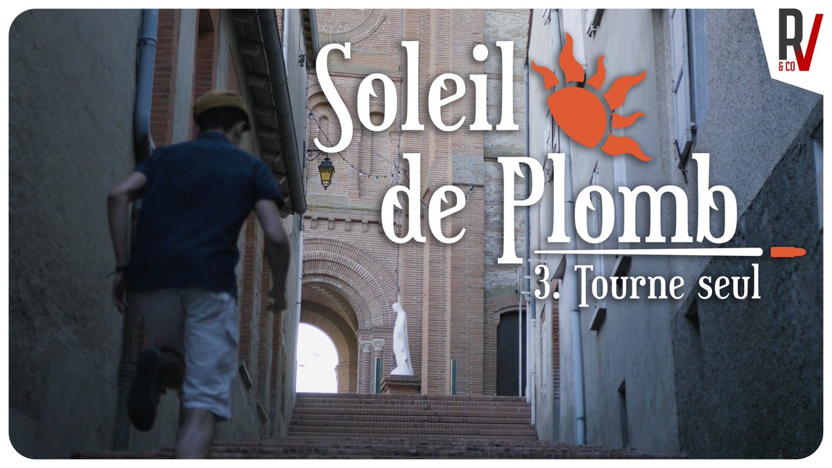 studiorvandco's tweet photo. Voici la miniature du troisième épisode de Soleil de Plomb : Tourne seul.

Retrouvez cet épisode vendredi 16 mai à 20h sur la chaîne YouTube du Studio Rv &amp; Co ! https://t.co/cFpP4Qj1PA