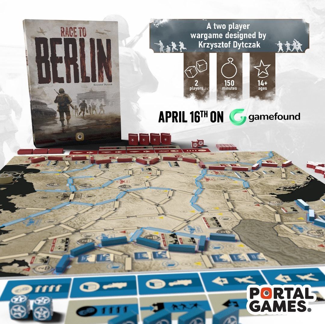 Ignacy Trzewiczek at Portal Games (@trzewik) on Twitter photo It's super interesting to learn how designer translates real life war conflict logistics issues into wargame rules. Whether you plan to back Race to Berlin or not, it's just a really good read. Check it here: gamefound.com/en/projects/po… It's super interesting to learn how designer translates real life war conflict logistics issues into wargame rules. Whether you plan to back Race to Berlin or not, it's just a really good read. Check it here: gamefound.com/en/projects/po…