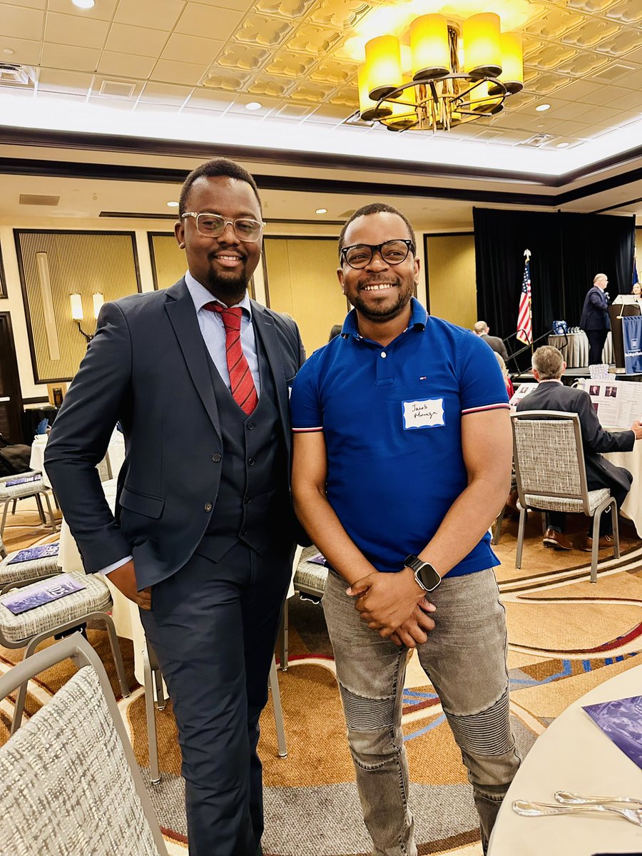 TeamMakeSure's tweet photo. Ng’onga Chibesakunda arrived in Northern Nevada last fall to pursue his PhD in Information Systems at @unevadareno.

Yesterday, he bagged an award as the most outstanding student in his field.

Proud moment!

❤️ https://t.co/yYUHZIKTfl