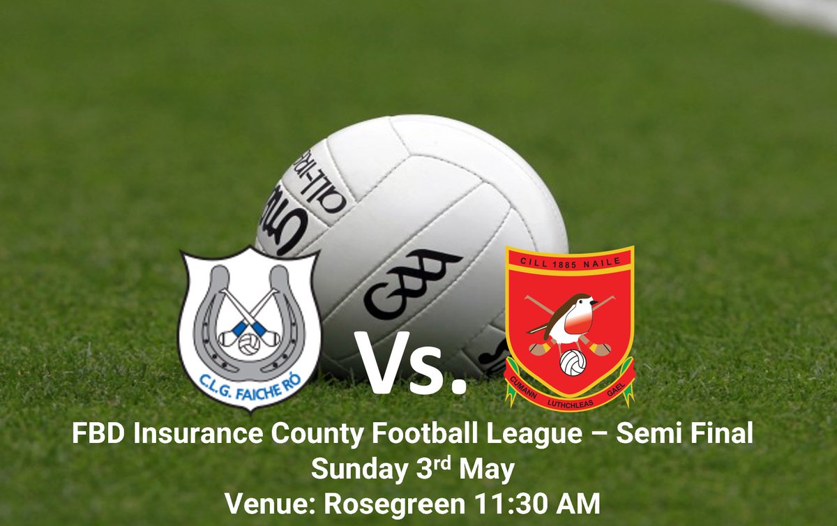 Rosegreen GAA Club (@rosegreen_gaa) on Twitter photo 🏐Junior Football🏐
📅 Sunday 4th May
⏱️ 11:30am
📍 Nijinsky Park Rosegreen
Best of luck to our Junior Footballers who play <a href="/KillenauleRobin/">KillenauleGAARobins</a> in the semi-final of the County League tomorrow morning in Rosegreen. All support is appreciated.
🔵⚪️🔵⚪️
<a href="/Westtippgaa/">West Tipperary GAA</a> 🏐Junior Football🏐
📅 Sunday 4th May
⏱️ 11:30am
📍 Nijinsky Park Rosegreen
Best of luck to our Junior Footballers who play <a href="/KillenauleRobin/">KillenauleGAARobins</a> in the semi-final of the County League tomorrow morning in Rosegreen. All support is appreciated.
🔵⚪️🔵⚪️
<a href="/Westtippgaa/">West Tipperary GAA</a>