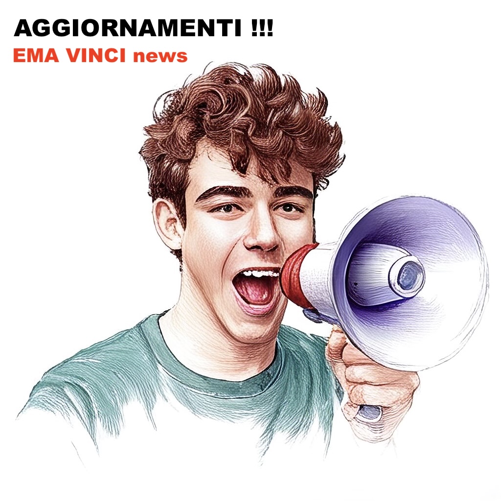 facebook
facebook.com/notiziemavinci/
SITO
emavinci.it/news/

=> aggiornamento ema vinci news

#emavincinews