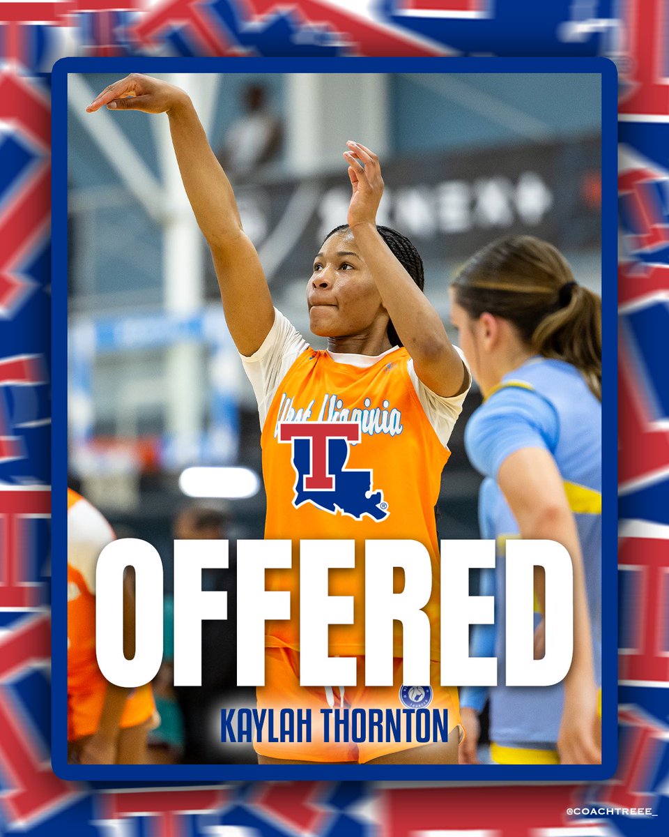 West Virginia Thunder UAA (@wvthunderuaa) on Twitter photo Kaylah Thornton ‘26 (<a href="/ThorntonKaylah/">Kaylah Thornton</a>) has picked up an offer from Louisiana Tech!
#WVThunderFam | ⚡️⚡️ Kaylah Thornton ‘26 (<a href="/ThorntonKaylah/">Kaylah Thornton</a>) has picked up an offer from Louisiana Tech!
#WVThunderFam | ⚡️⚡️
