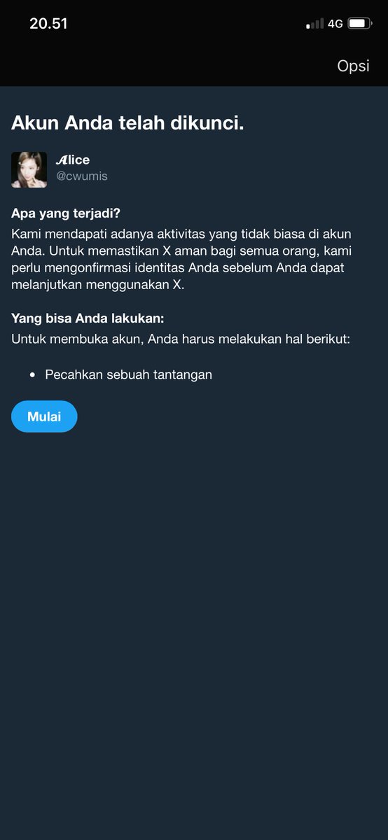 cwumis's tweet photo. akun ku kenapa 😿 https://t.co/dwZ5Bc5HtN