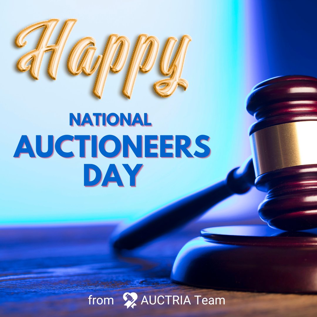 🎤 Happy National Auctioneers Day!

Today we celebrate the incredible auctioneers who turn bids into impact and energy into action. Your voice drives generosity and helps communities thrive — thank you for all that you do!  

💚Auctria Team

#nationalauctioneersday