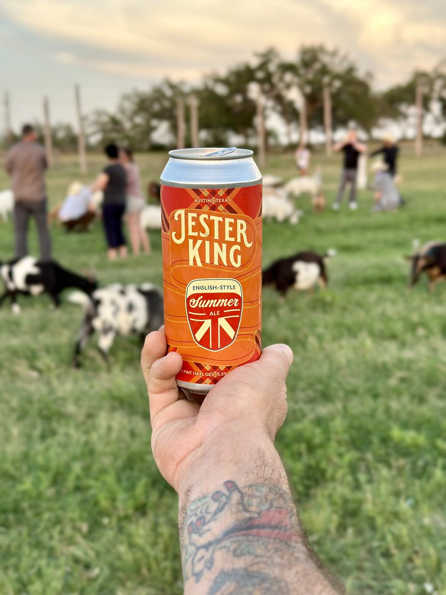 It's a gorgeous, sunny weekend in the Hill Country! Come try the re-release of our English-Style Sum