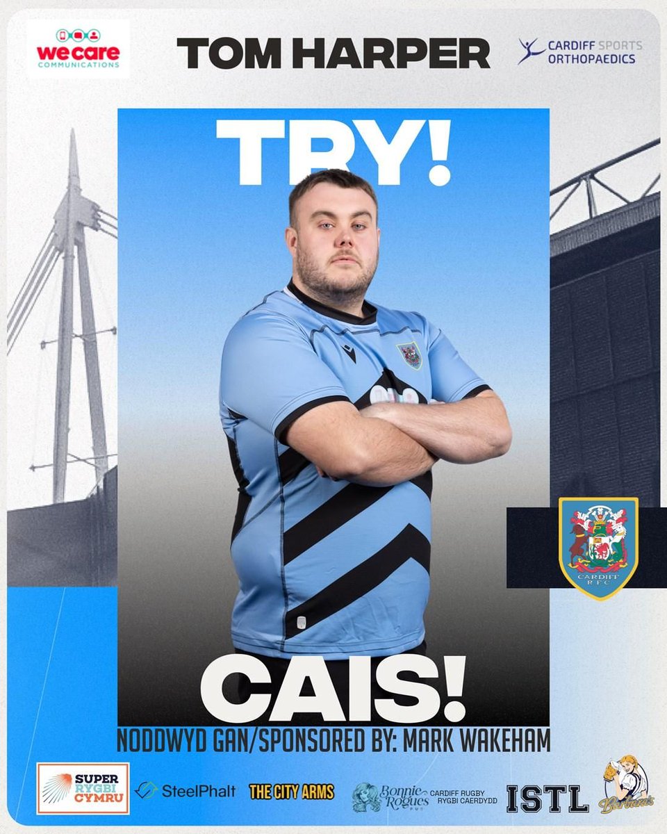 Cardiffrfc (@cardiff_rfc) on Twitter photo 23: CAIS | TRY
Scored by: <a href="/ThomasHarper97/">Thomas Harper</a>
Sponsored by: <a href="/AllTheTimeRef/">Marc Wakeham</a>
Cardiff - 5
<a href="/bridgendravens/">Bridgend Ravens</a> - 0
#BlueAndBlacks ๐๐ค
<a href="/AllWalesSport/">All Wales Sport</a> 23: CAIS | TRY
Scored by: <a href="/ThomasHarper97/">Thomas Harper</a>
Sponsored by: <a href="/AllTheTimeRef/">Marc Wakeham</a>
Cardiff - 5
<a href="/bridgendravens/">Bridgend Ravens</a> - 0
#BlueAndBlacks ๐๐ค
<a href="/AllWalesSport/">All Wales Sport</a>