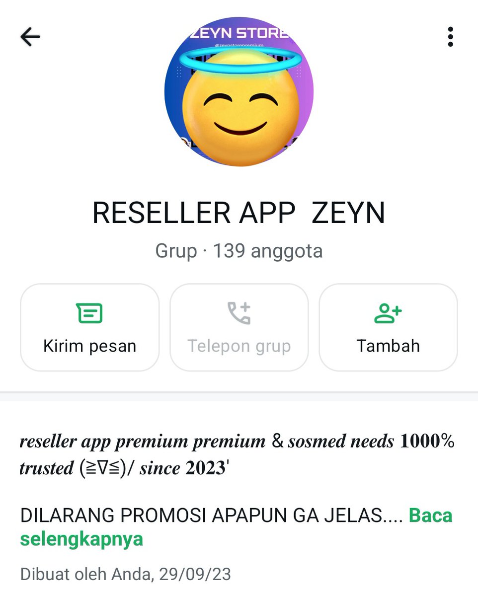 Holaaa🥳aku lagi opress nih untuk reseller apk prem trusted, fast ras, bergaransi, harga termurah dan banyak promonya🤩✨ 

yg mau join bisa sung wa admin di bawah yaa☺
📩order: wa.me/6285697310828

#zonauang #zonaba #reseller