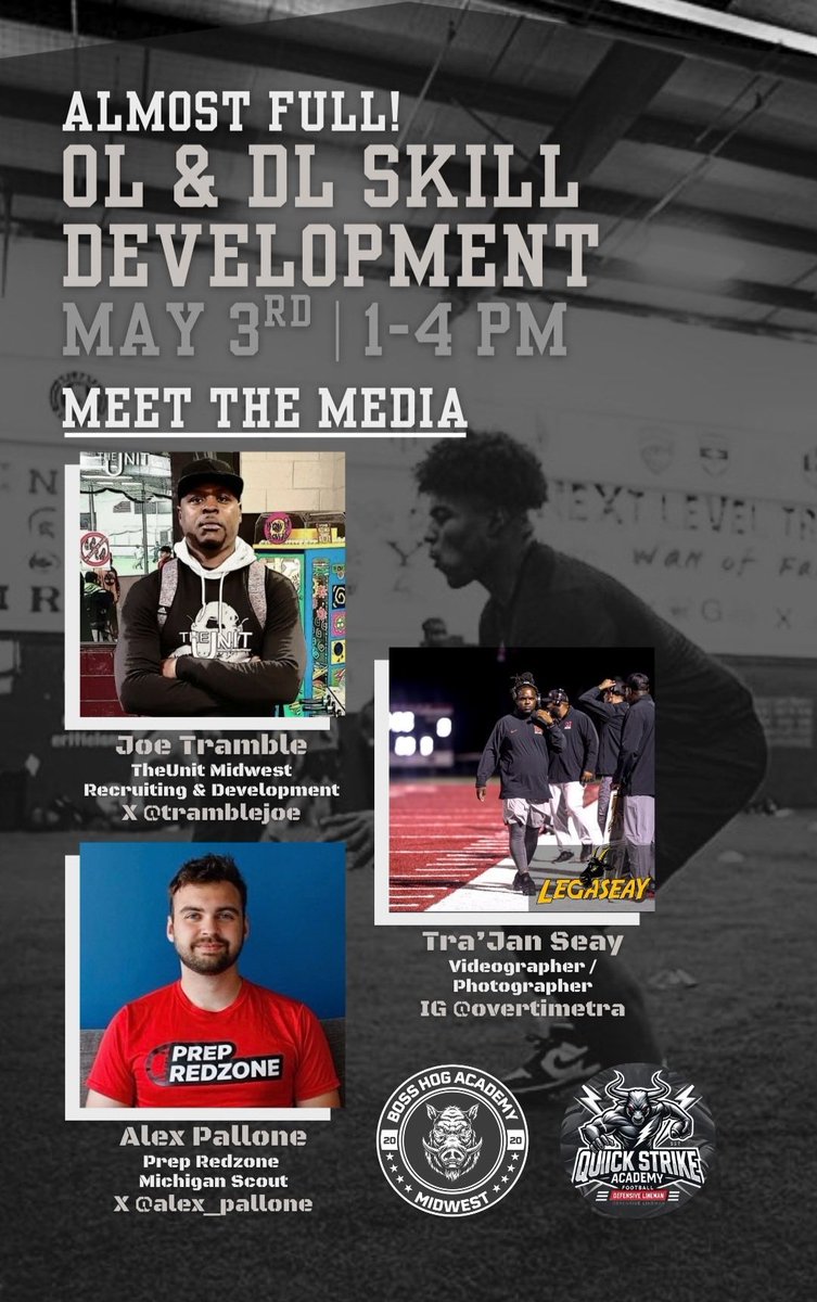 Joe Tramble (@tramblejoe) on Twitter photo LINEMEN WE UP TODAY!!!! <a href="/DaBossHog_/">Coach Green</a> <a href="/18bstank/">Coach Stank</a> <a href="/Coachvon05/">Kelvon roberts</a>
LET'S WORK 💪🏾 💪🏾
…midwestrecruitmentgroup.wordpress.com/2025/05/02/dl-… LINEMEN WE UP TODAY!!!! <a href="/DaBossHog_/">Coach Green</a> <a href="/18bstank/">Coach Stank</a> <a href="/Coachvon05/">Kelvon roberts</a>
LET'S WORK 💪🏾 💪🏾
…midwestrecruitmentgroup.wordpress.com/2025/05/02/dl-…
