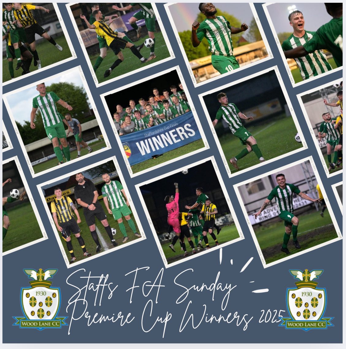 woodlanecc's tweet photo. A massive well done and congratulations to Wood Lane FC who are the Staffs FA Sunday Premier Cup Winners 2025. 🏆
A great team performance 👏👏👏
@woodlanefc_ 
@StaffordshireFA https://t.co/ccraWhXkzx