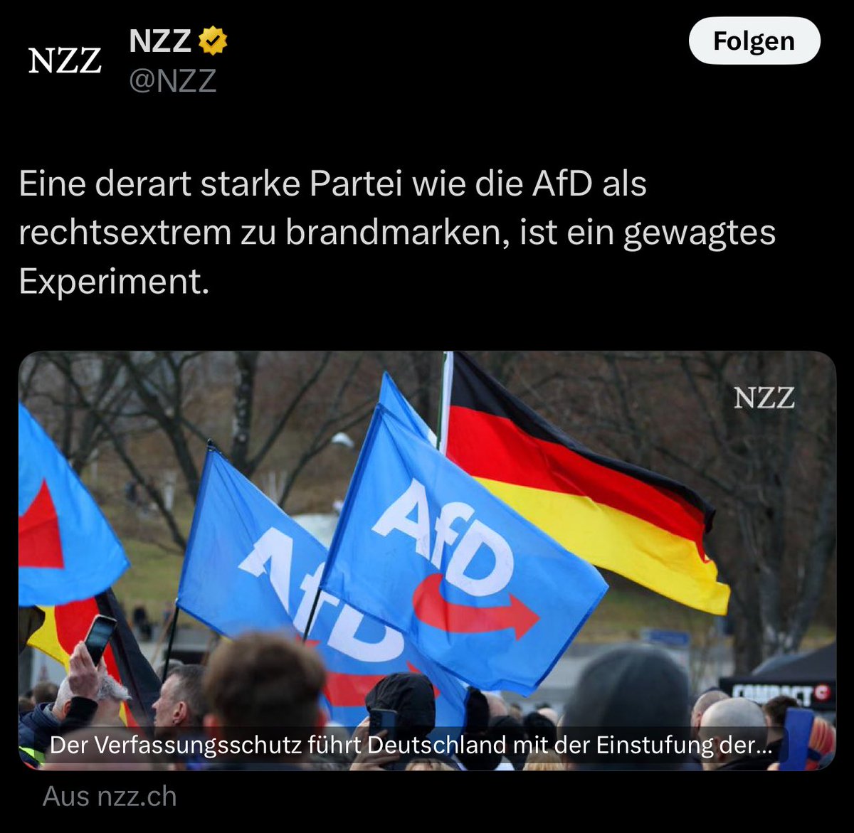 's tweet image. Faschos als Faschos bezeichnen gilt in einem Fascholand als „gewagt“ 🤡