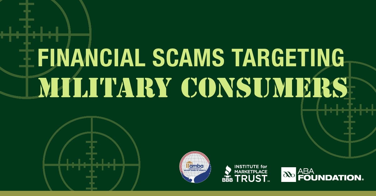 According to the Better Business Bureau, military consumers report losing more money to scammers compared to all consumers. This #MilitaryAppreciationMonth, learn the riskiest scams for service members and how to prevent falling victim: hubs.la/Q03kxBds0
