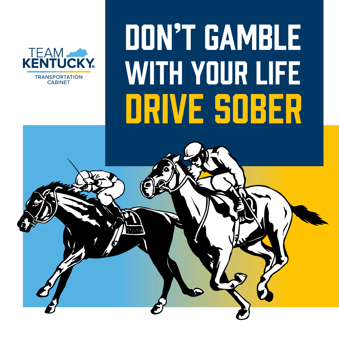 Happy Derby Day! Don’t gamble with your life. Celebrate responsibly. These tips are a sure bet you’ll make it home safely:

🌹Saddle up with a designated driver
👒Hats up, phones down, when behind the wheel
🏇Leave racing to the horses