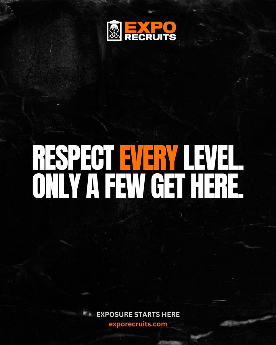 Respect EVERY Level. 

Only a few get there. 💯