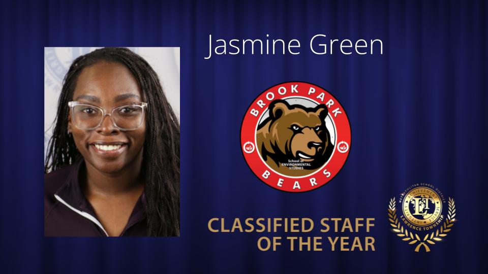 Congratulations to Brook Park Elementary School 2025 Classified Staff Member of the Year, Ms. Jasmine Green! 🎉 #LTpride #COY
