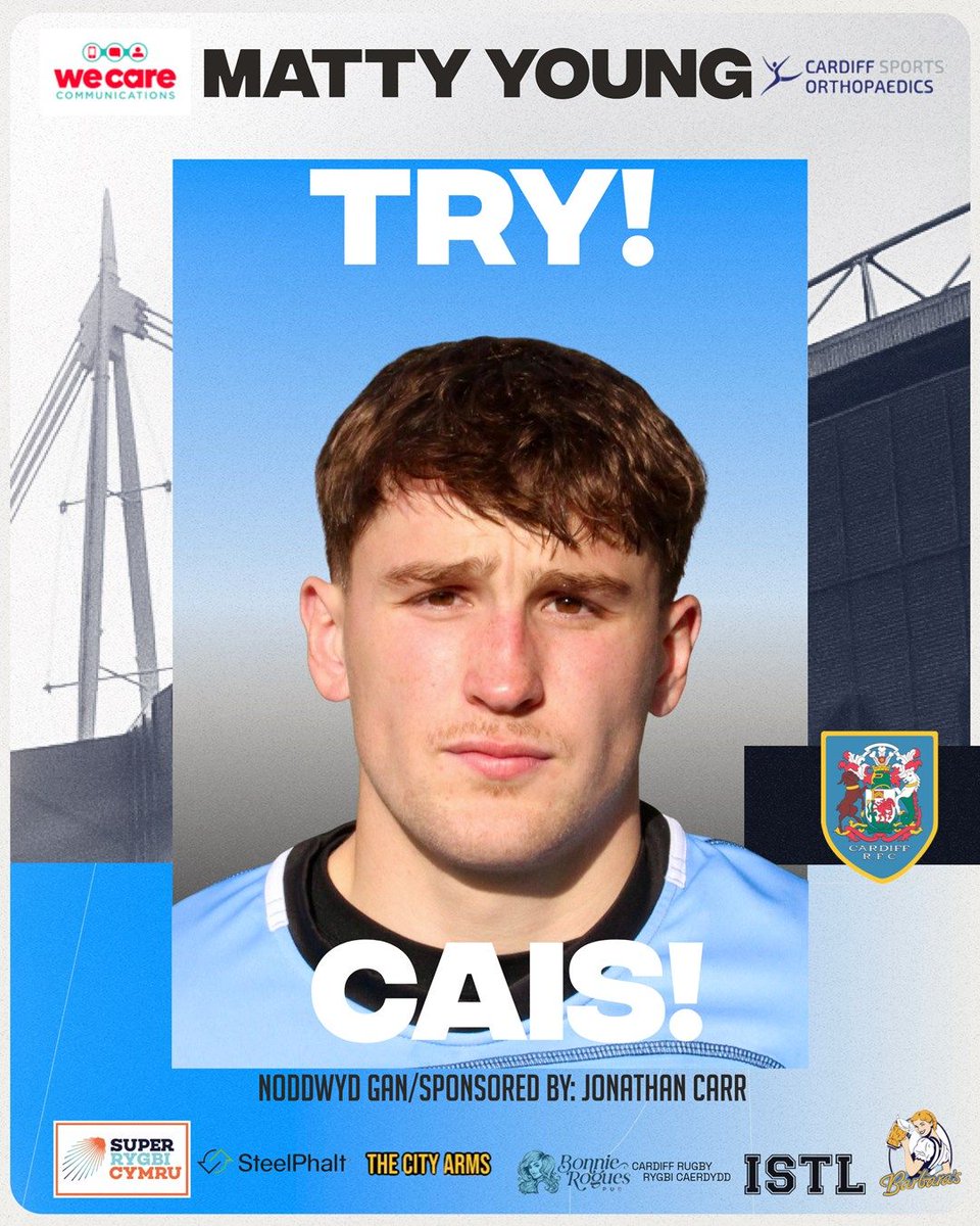 Cardiffrfc (@cardiff_rfc) on Twitter photo 28: CAIS | TRY
Scored by: <a href="/matteusyoung1/">matteus</a>
Sponsored by: <a href="/MrJonathanCarr/">Jonathan</a>
Converted by: <a href="/steffan_emanuel/">Steffan Emanuel</a>
Cardiff - 12
<a href="/bridgendravens/">Bridgend Ravens</a> - 0
#BlueAndBlacks ๐๐ค
<a href="/AllWalesSport/">All Wales Sport</a> 28: CAIS | TRY
Scored by: <a href="/matteusyoung1/">matteus</a>
Sponsored by: <a href="/MrJonathanCarr/">Jonathan</a>
Converted by: <a href="/steffan_emanuel/">Steffan Emanuel</a>
Cardiff - 12
<a href="/bridgendravens/">Bridgend Ravens</a> - 0
#BlueAndBlacks ๐๐ค
<a href="/AllWalesSport/">All Wales Sport</a>