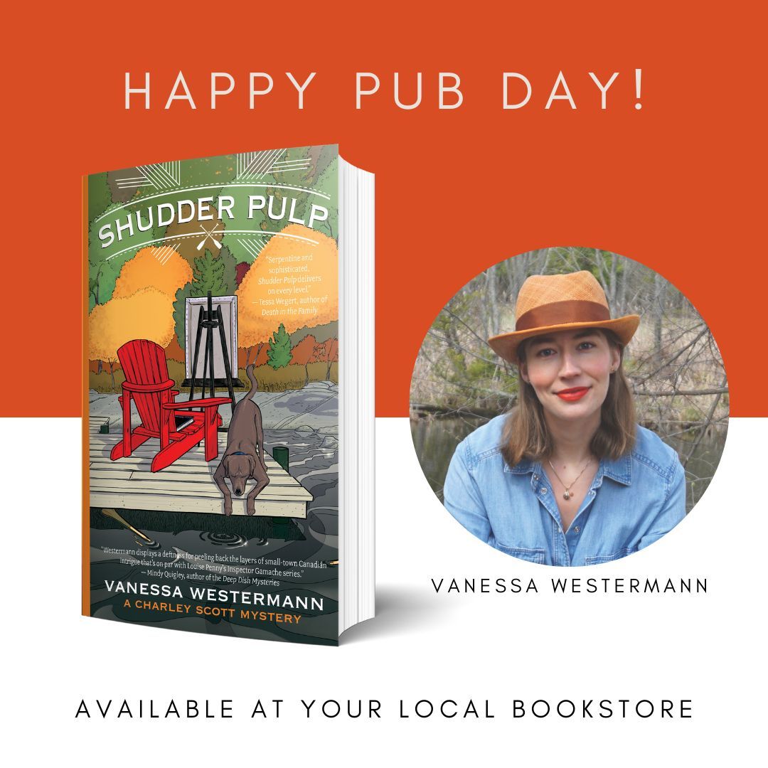 Happy Publication Day! SHUDDER PULP is new newest book in the Charley Scott Mystery series.
#ireadcanadian #publicationday #mysterybooks