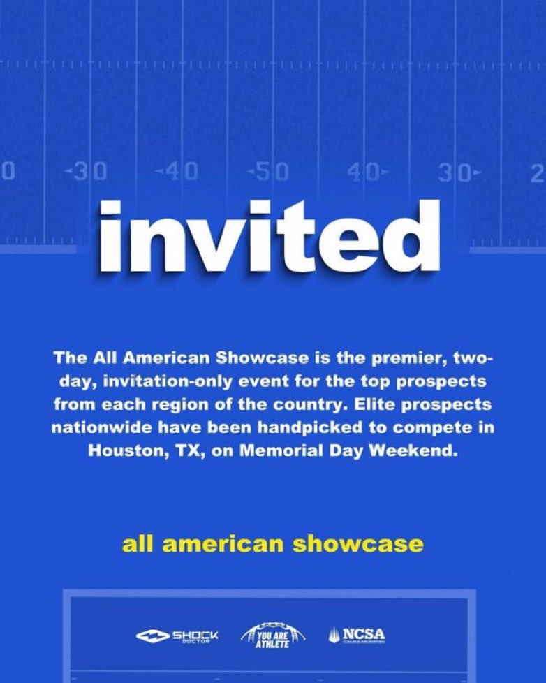 blessed for the invite. <a href="/CoachHass74501/">Coach Hass C.S.C.S.</a> <a href="/youareathlete/">You Are Athlete</a>
