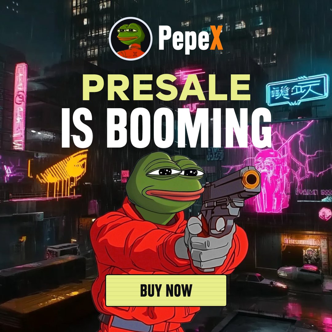 PepeX_fun's tweet photo. $1.5M+ in PepeX presale… But are YOU getting in or staying on the sidelines?

👀 Vote below:
🔹 YES, I’m in, let's ride this rocket!
🔹 YES, I'M FUCKING IN!

Post your votes in the comments⬇️🗯️

BUY $PEPX NOW: https://t.co/kqiZ93pNBS https://t.co/8uS2NMi2Ws