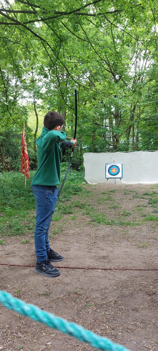 RichGargett's tweet photo. Afternoon in Sherwood Forest. Not bad for an amateur Robin Hood. Well worth a visit. https://t.co/nmKvsdX28d
